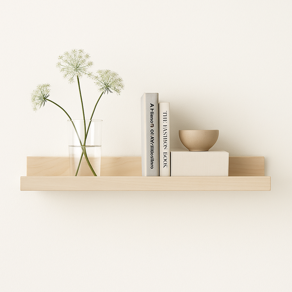Ikea Mosslanda Picture Ledge, 55cm, Birch (6742546186305)