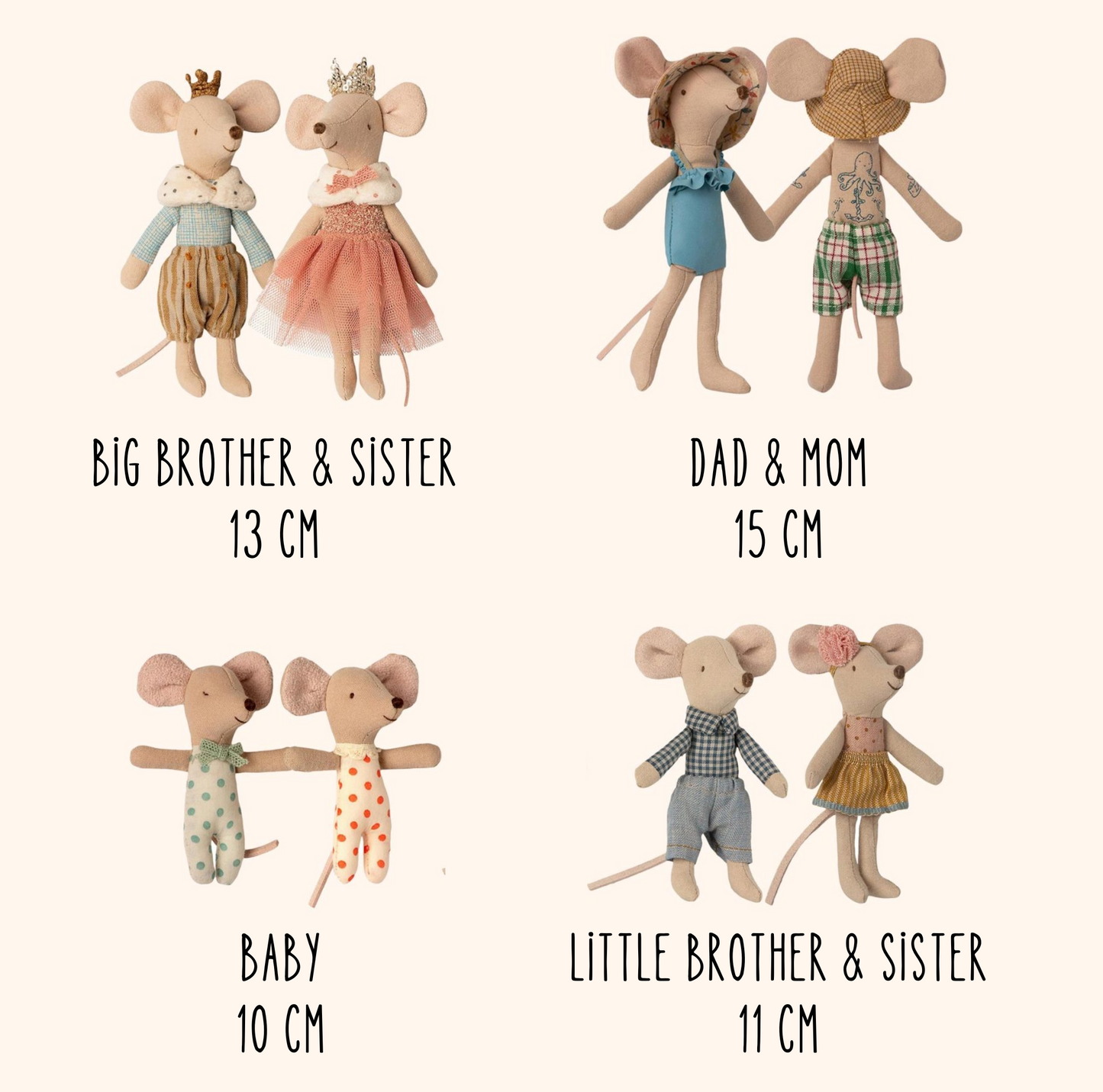 Maileg Ballerina Mouse, Little Sister Light Mint PRE-ORDER eta December (8525508477215)