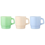 Glass Mug, Blue