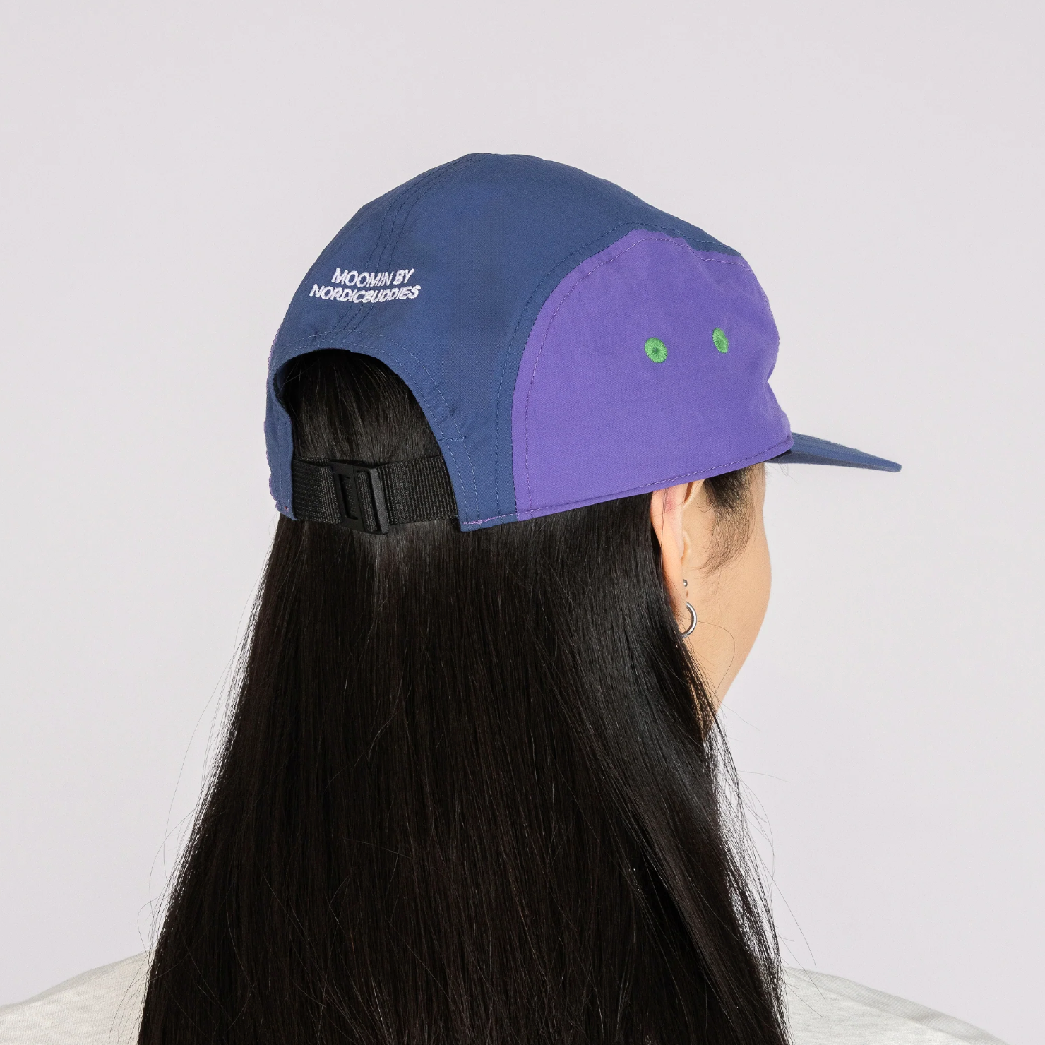 Moomintroll Five Panel Retro Cap, Multi Blue (10241383465247)