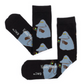 Moomin Groke`s Evening Walk Mens Socks, Black (8751817720095)
