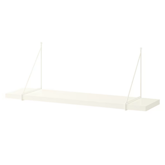 Ikea Bergshult/Pershult Shelf 80x20cm Combo, 1xShelf and 2xBrackets (8719572992287)