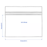 Ikea Istad Zip-Lock Bag, Green 0.3L (8774793003295)