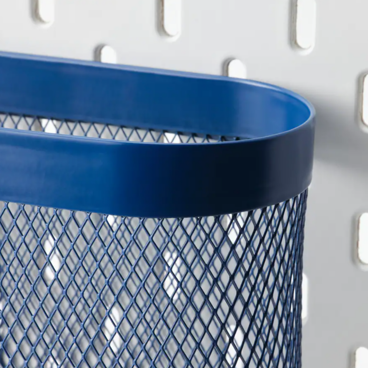 Ikea Skadis Storage Basket, Set of 3, Dark Blue (8805536268575)