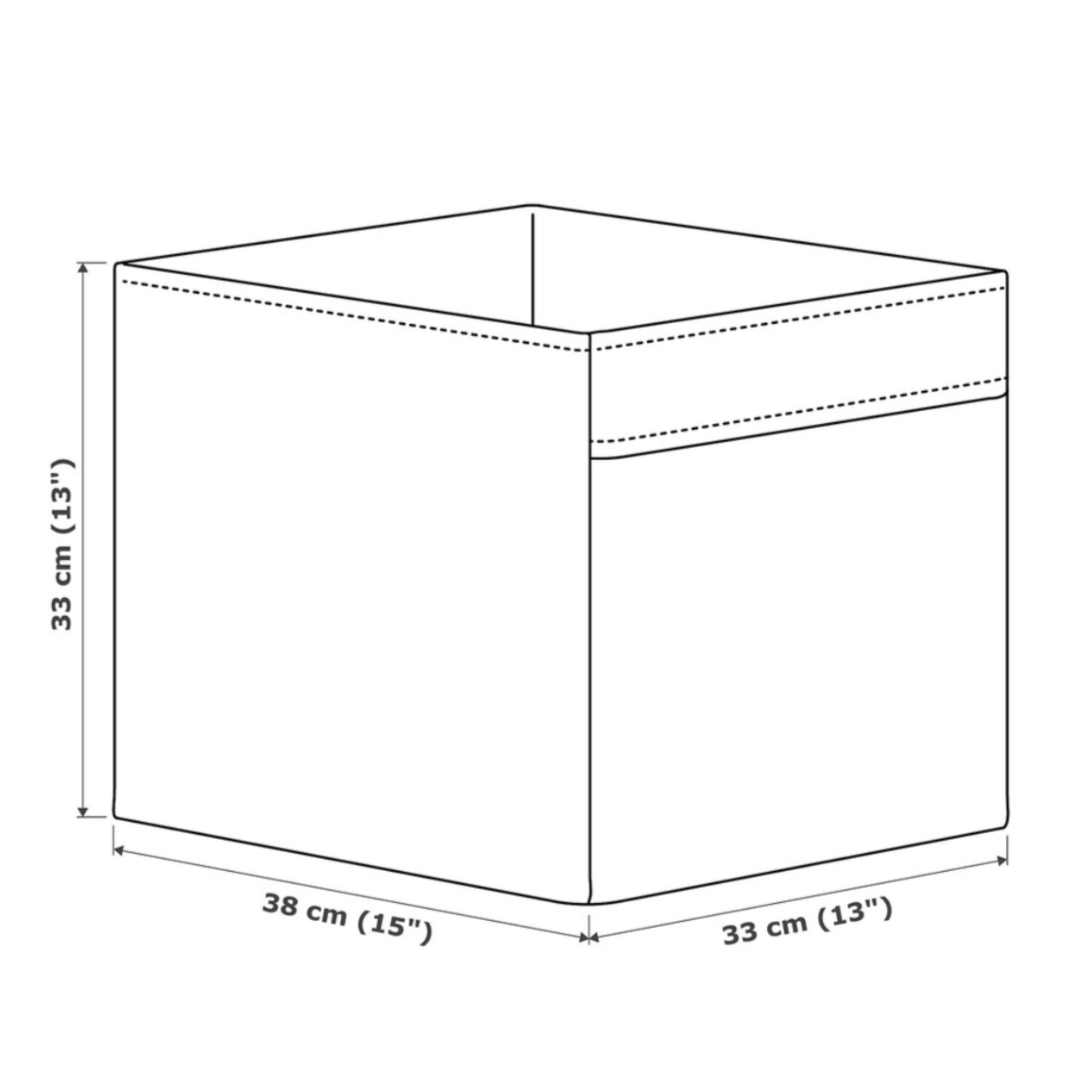 Ikea Drona Fabric Insert, Red (8864534266143)