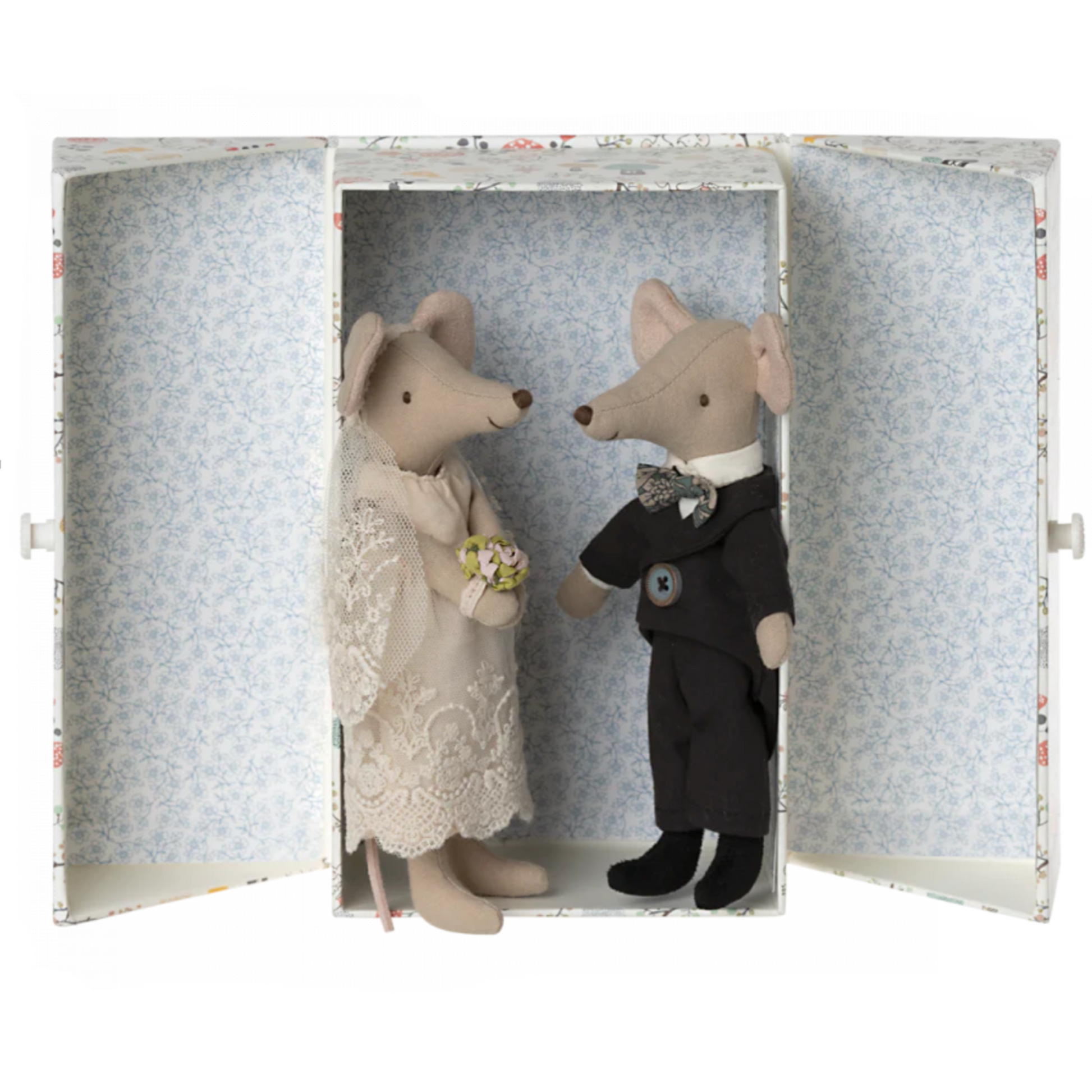 Maileg Wedding Mice Couple in Box (8342416556319)