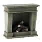 Maileg Miniature Fireplace, Green (8305765220639)