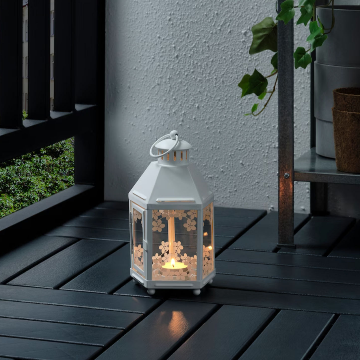 Ikea Kringsynt Lantern, White (8421261148447)