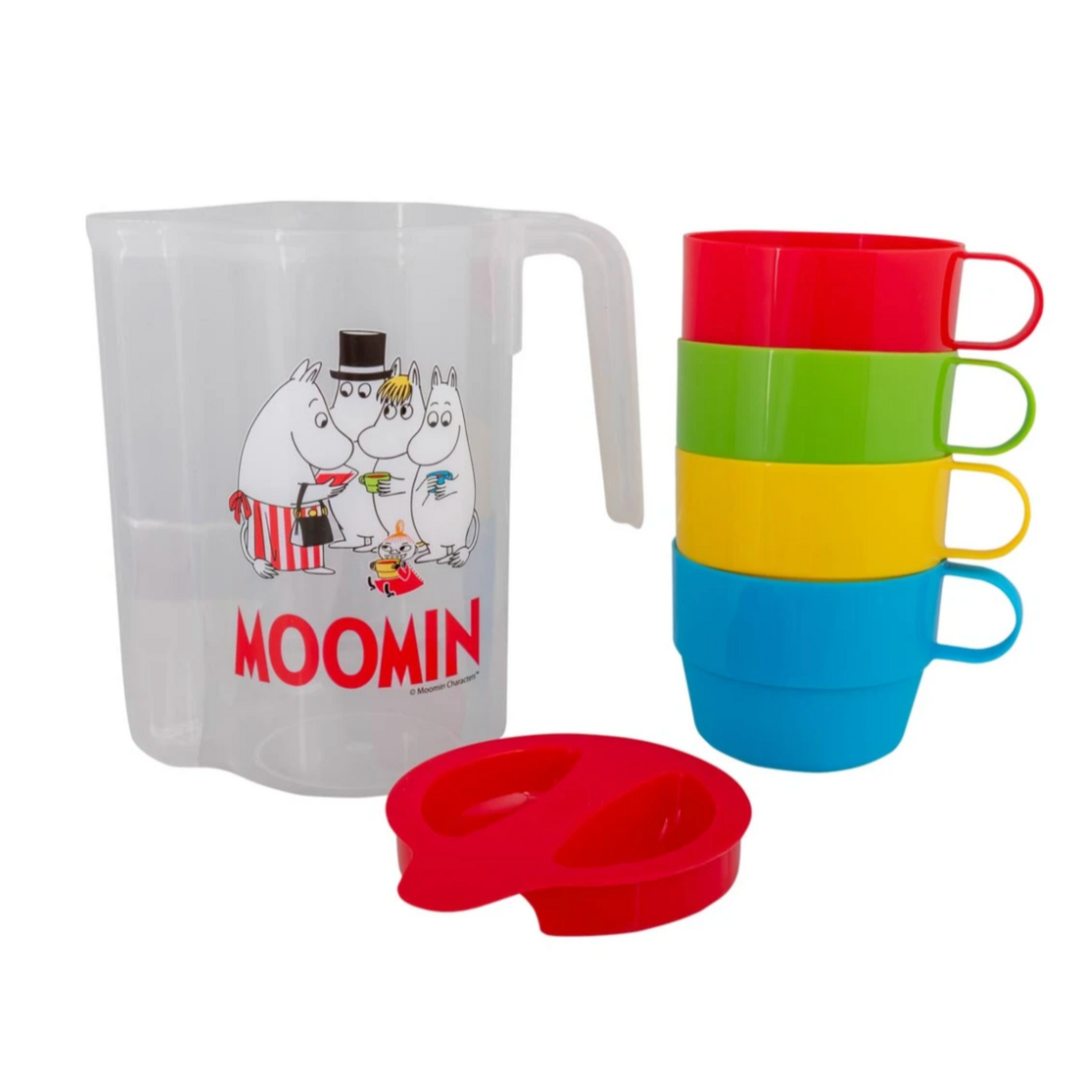 Moomin Characters Picnic Pitcher with 4 Mugs (8437581873439)