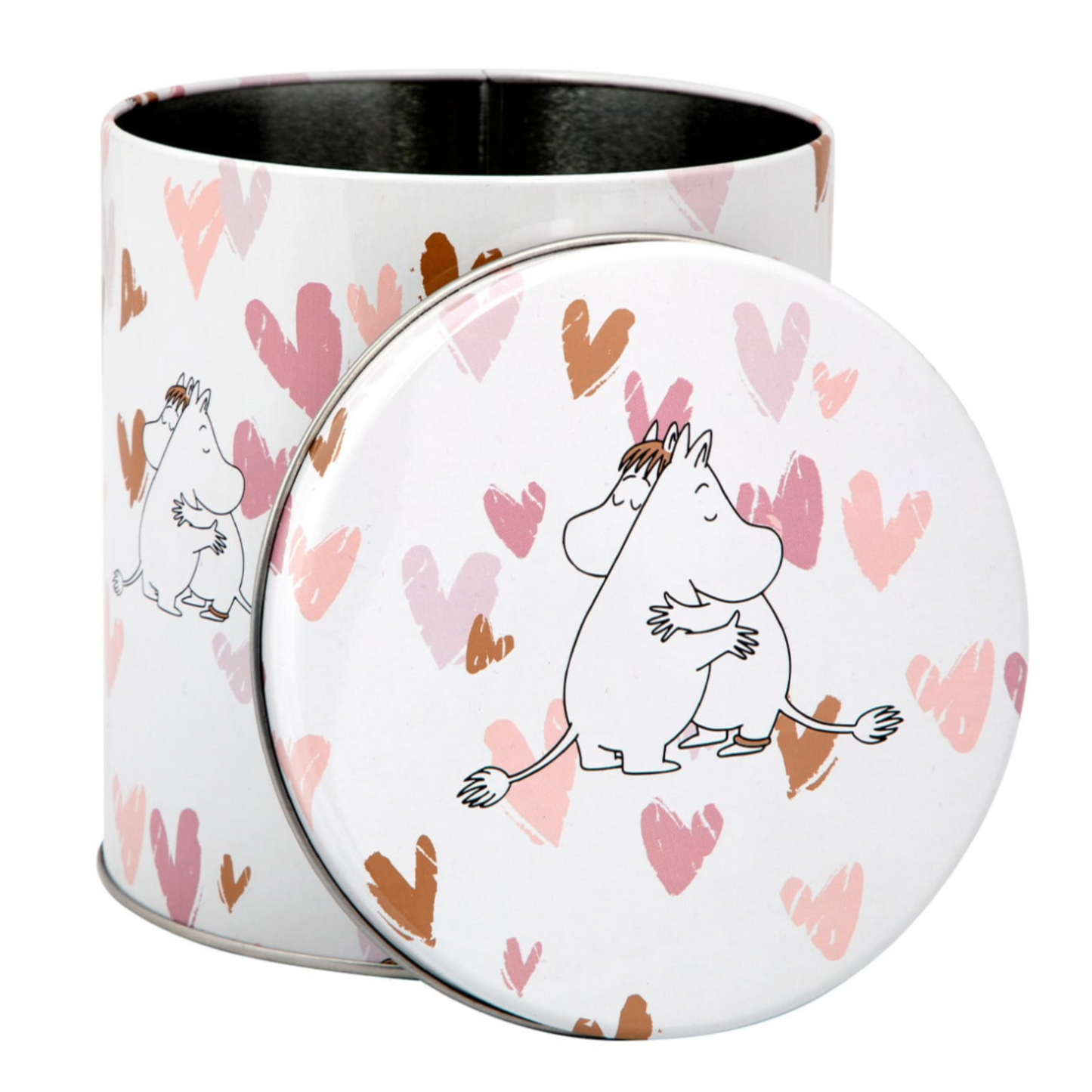Moomin Round Coffee Tin, Love (8384493191455)