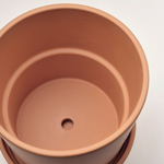 Ikea Brunbar Clay Pot with Plate, 15cm (8559154037023)