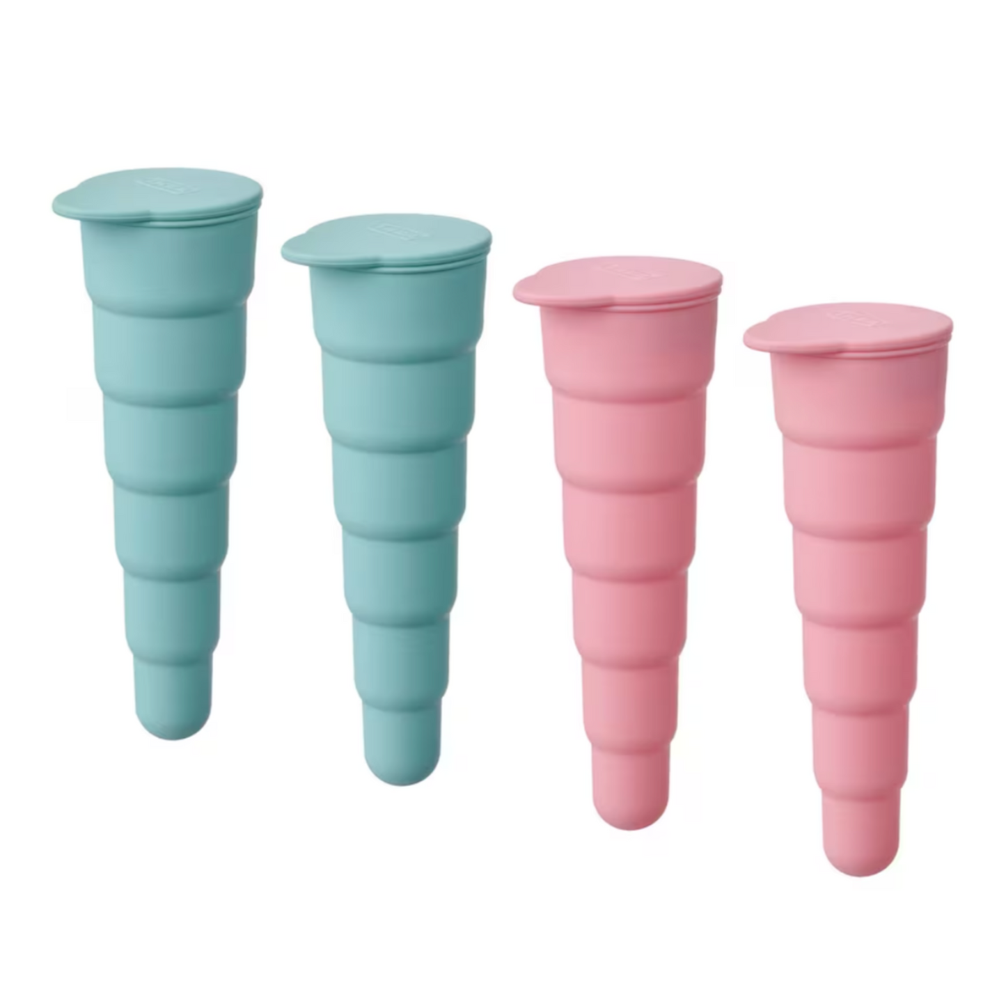 Ikea Uppfylld Ice Lolly Maker, Turquoise/Pink, 16cm (8559217738015)