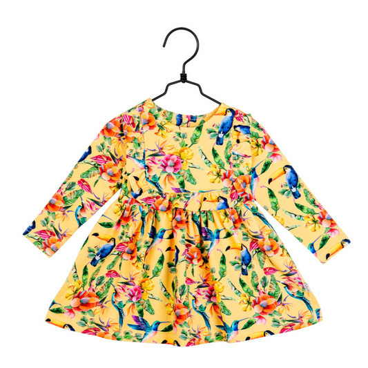 Ma-ia Tukaani Baby Dress, Yellow (8478689067295)
