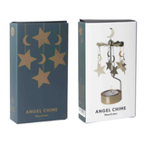 Moon and Stars Tea Light Carousel, Gold (8605499818271)