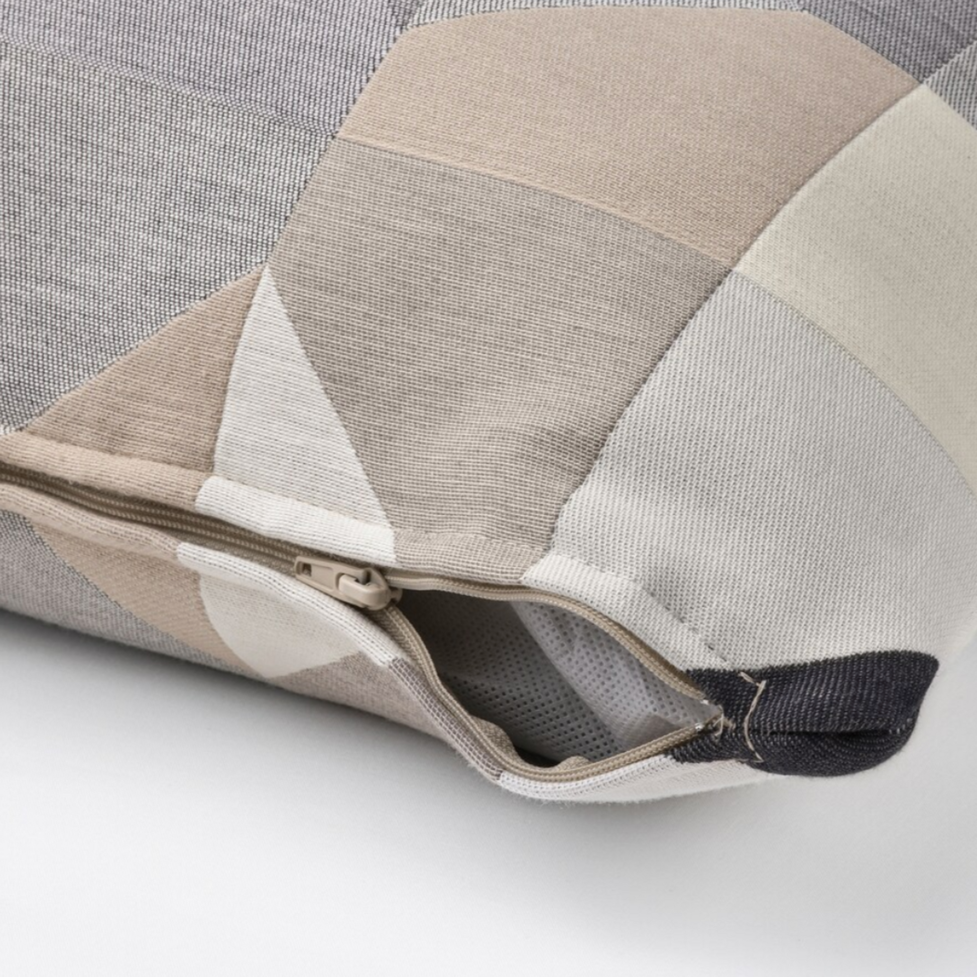 Ikea Svartho Cushion Cover 50x50cm, Grey-Beige (8581245665567)