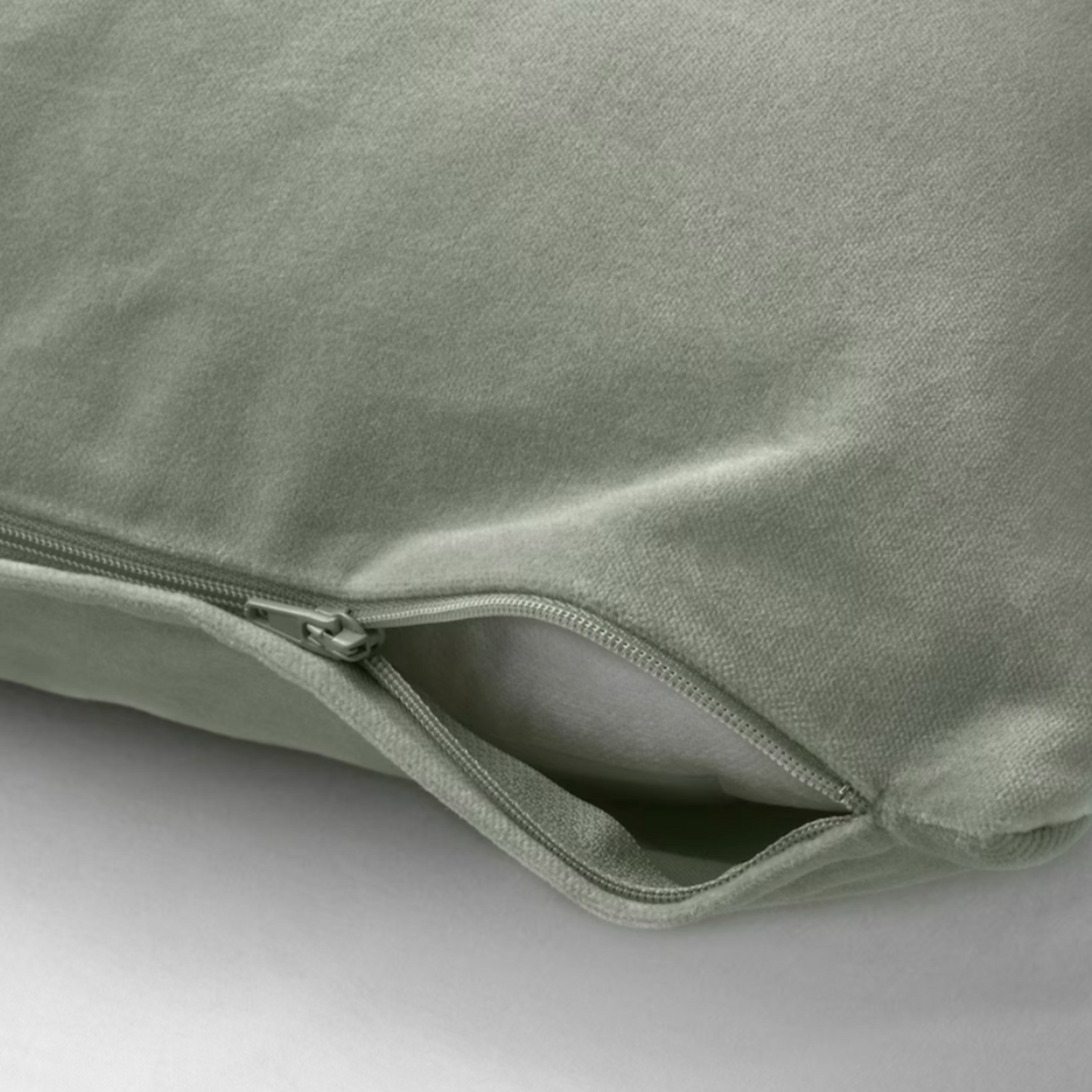 Ikea Sanela Cushion Cover 40x58cm, Grey-Green (8581299568927)