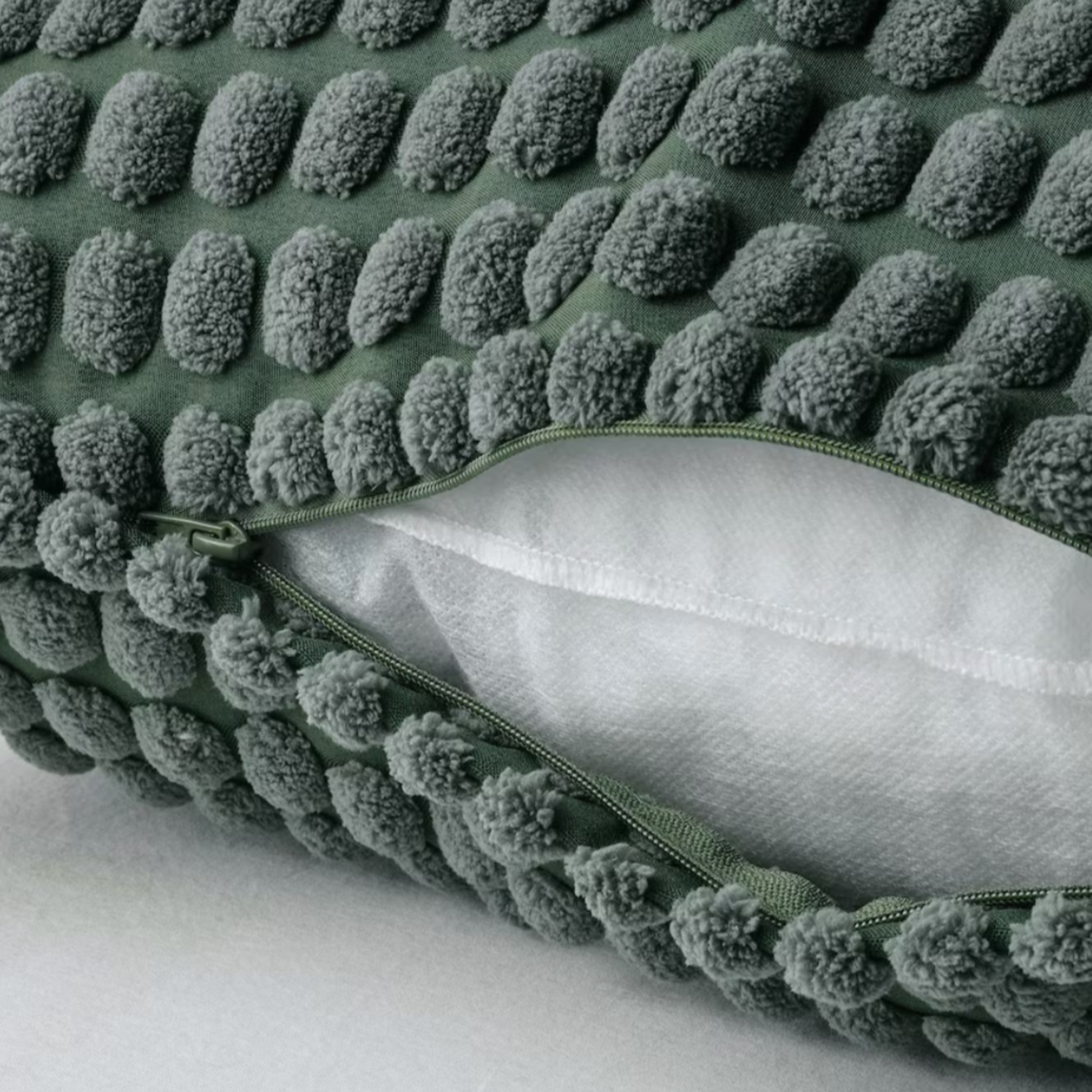 Ikea Svartpoppel Cushion Cover 50x50cm, Dark Green (8581618041119)