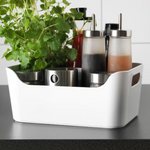 Ikea Variera Storage Box, Small, White/Grey (8583875363103)
