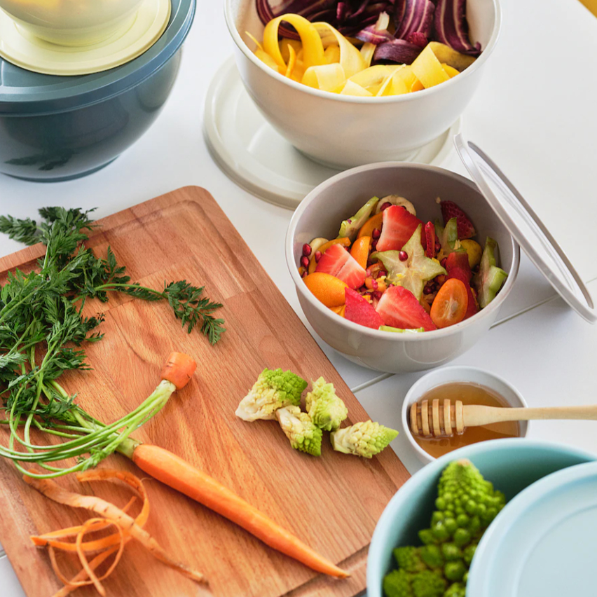 Ikea Garnityren Bowl with Lid, Set of 5 (9139811647775)