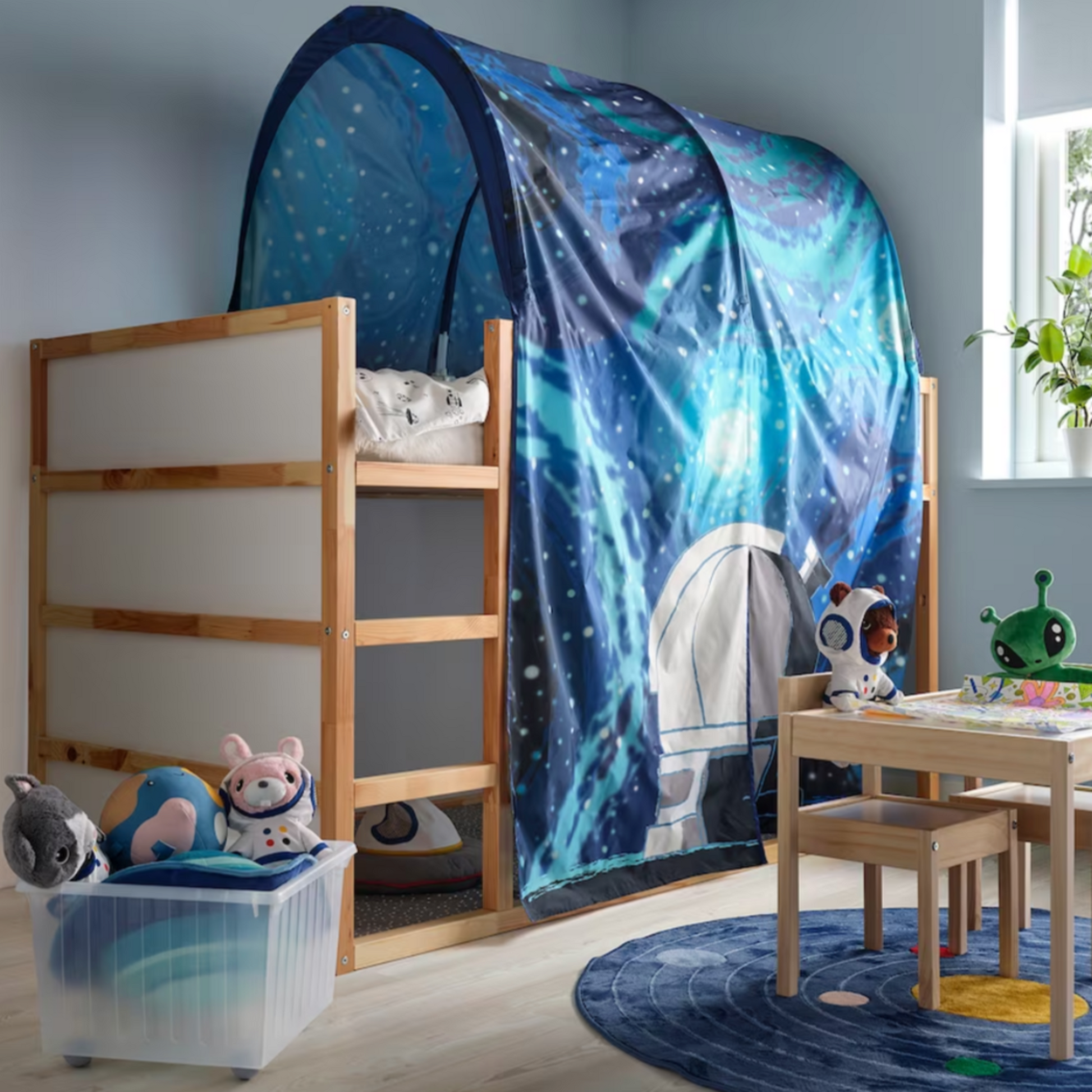 Ikea Kura Bed Tent, Space (8884372996383)