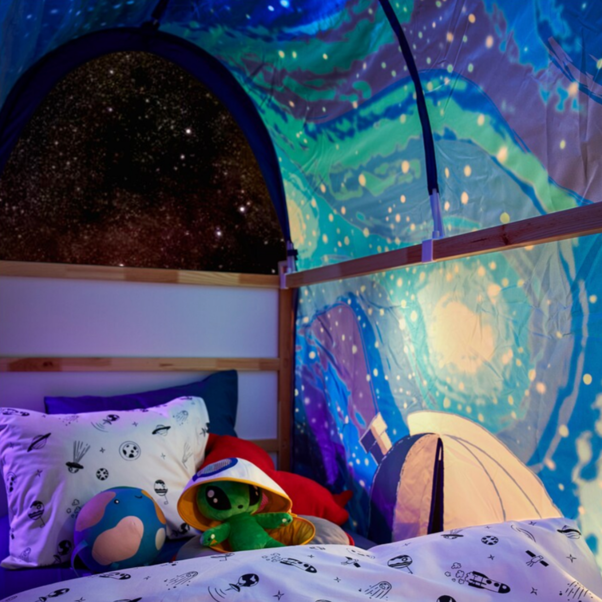 Ikea Kura Bed Tent, Space (8884372996383)