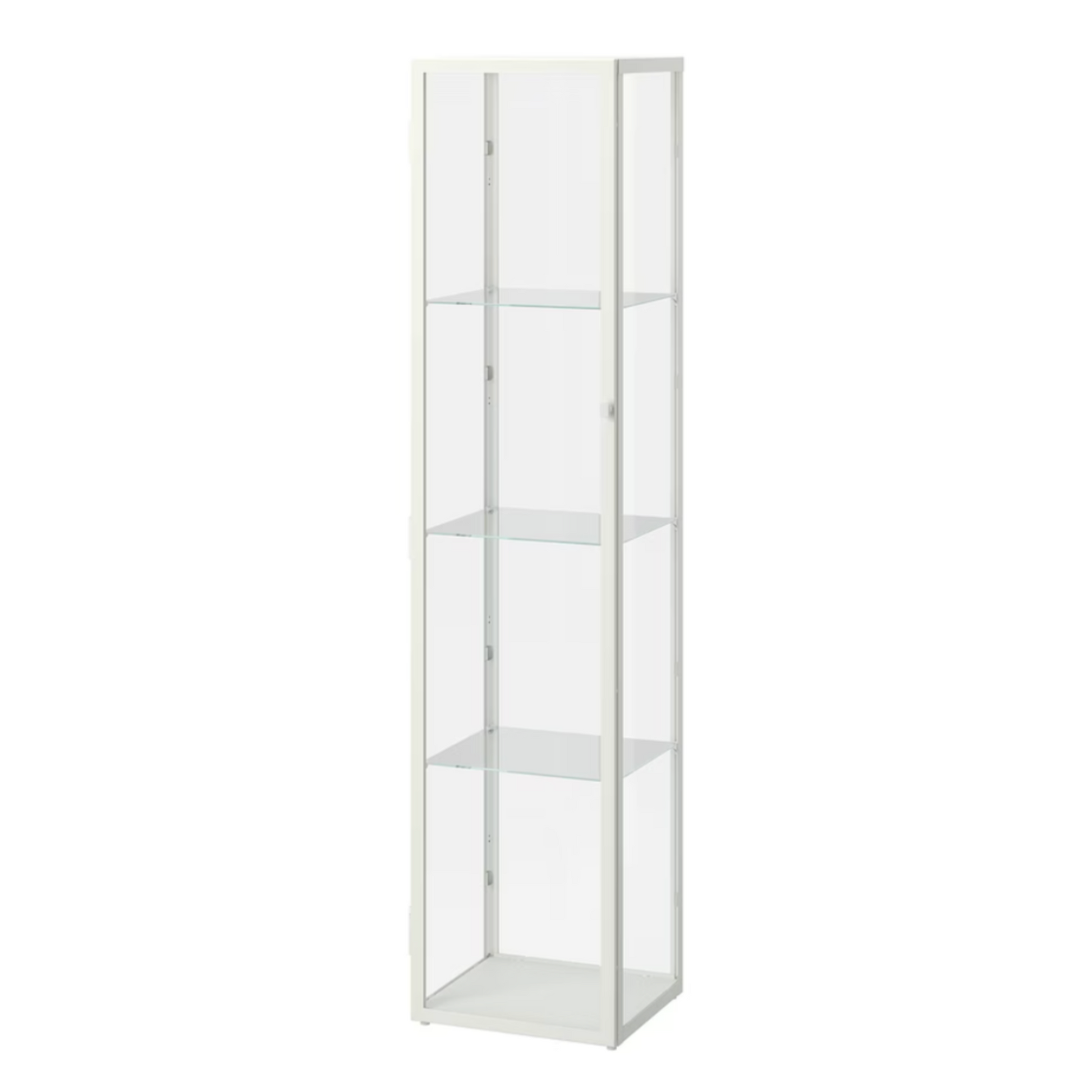 Ikea Blåliden Glass-Door Cabinet, White, 35x32x151cm (8884395868447)