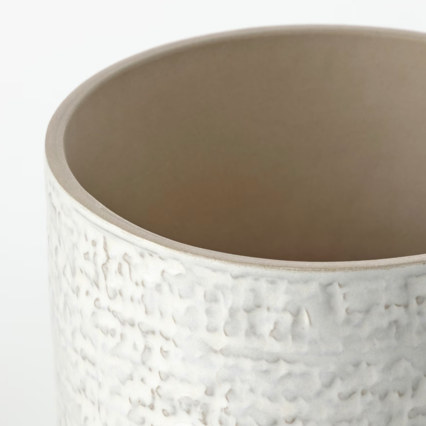 Ikea Chiafron Plant Pot, 12cm, White (8897169293599)