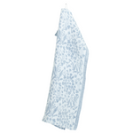 Niitty Field Washed Linen Tea Towel,  48x70cm, White-Rainy Blue (10224916562207)