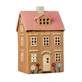 Nyhavn House Tea Light Holder, Light Pink