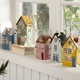 Nyhavn House Tea Light Holder, Pink