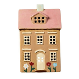 Nyhavn House Tea Light Holder, Light Pink