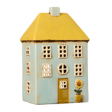 Nyhavn House Tea Light Holder, Yellow