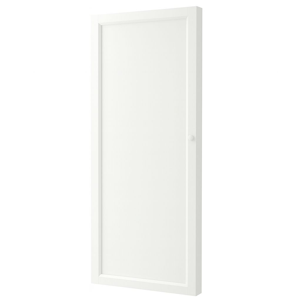 Ikea Billy / Oxberg Solid Door, 40x97cm, White (4571260682305)