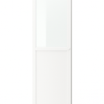 Ikea Billy / Oxberg Half Glass Door, 40x192cm, White (6541175193665)