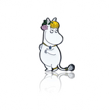 moomin Pin, Snorkmaiden with Pink Rose