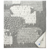 Sheep Pakapaat Wool Blanket, Grey-White