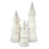 Paper Christmas Tree Large, Natural White