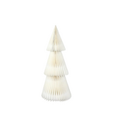 Paper Christmas Tree Small, Natural White