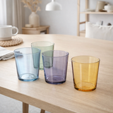 Ikea Pappersbjörk Glass 4-Pack, Mixed Colours, 30cl