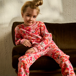 Peony Kids' Sweatshirt, Rose-Pink (10224815964447)