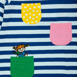 Pippi Longstocking Kids' Dress, Stripes (10211927523615)
