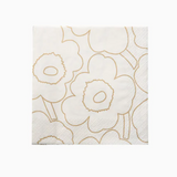 Marimekko Piirto Unikko Serviette 20-Pack, Small Cream - Gold