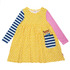Pippi Longstocking Kids' Dress, Yellow (10211927654687)
