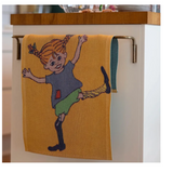 Matte Pippi Longstocking Tea Towel 40x60cm