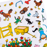 PippiLongstocking Re-useable Sticker book