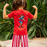 Pippi Longstocking Kid's T-Shirt, Red (10255603204383)