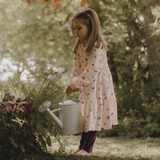 Maia Plums Kids Dress Long Sleeve, Light Rose