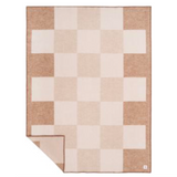 Poli 100% Wool Blanket 130x180cm, Coffee-Brown