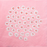 Marimekko Flower Boquet Serviette 20-Pack, Large Rose