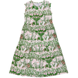 Moomin Womens' Dress Pulmu Spring Chestnut, Rose-Green (10257863672095)